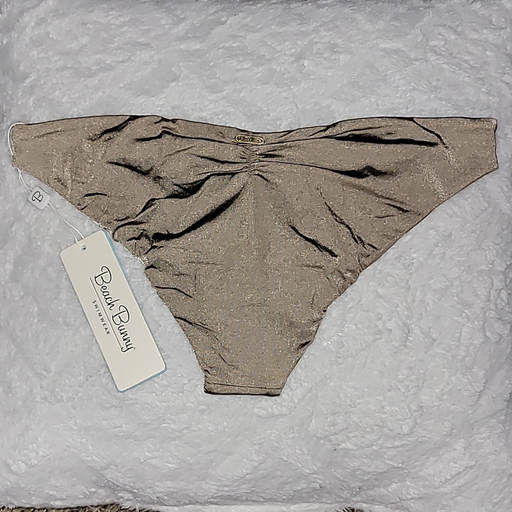 Beach Bunny Stephanie Full Coverage Bikini Bottom Tortuga Size M NWT